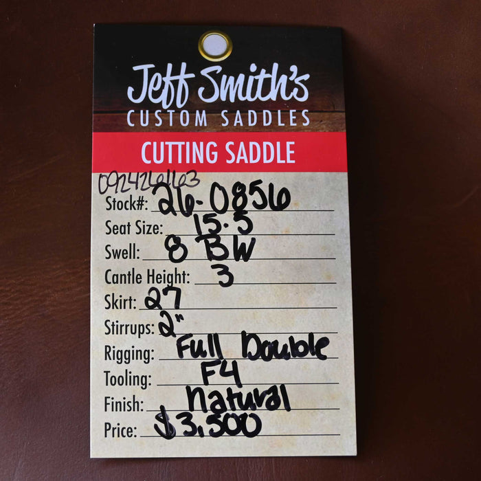 15.5" JEFF SMITH BUSTER WELCH CUTTING SADDLE