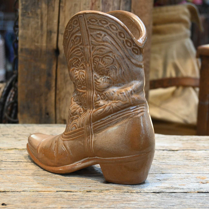 Vintage Frankoma Ceramic Boot Vase