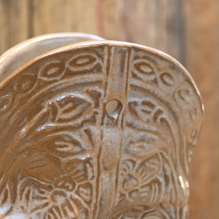 Vintage Frankoma Ceramic Boot Vase