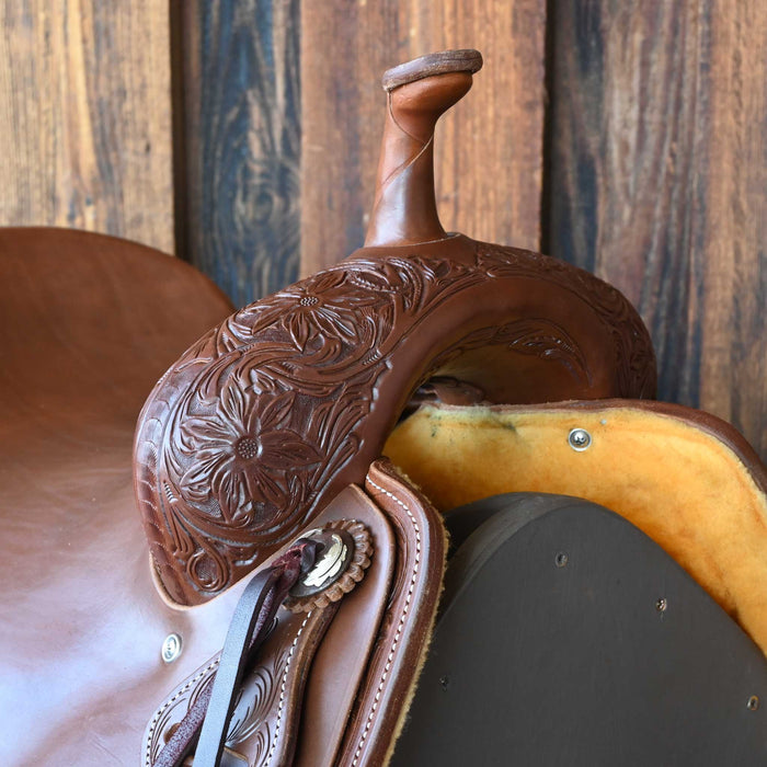 15.5" JEFF SMITH BUSTER WELCH CUTTING SADDLE