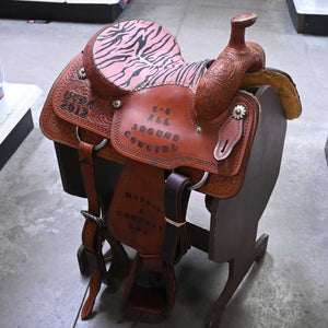 14" USED CORRIENTE ROPING SADDLE