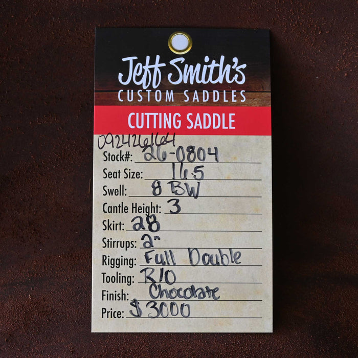 16.5" JEFF SMITH BUSTER WELCH CUTTING SADDLE