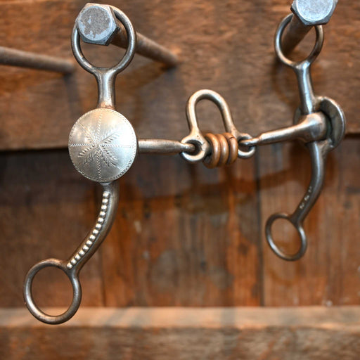 Pat Vaughn Silver Moutned Floating Spoon Bit 1625 Tack - Bits Pat Vaughn