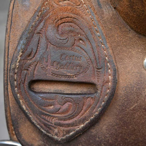 16" USED CACTUS ROPING SADDLE Saddles CACTUS SADDLERY   