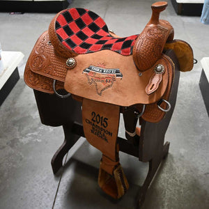 15.5" USED SLONE ROPING SADDLE