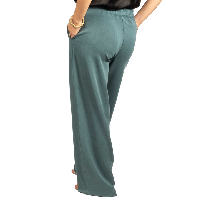 Victoria Hunter Green Wide Leg Pants