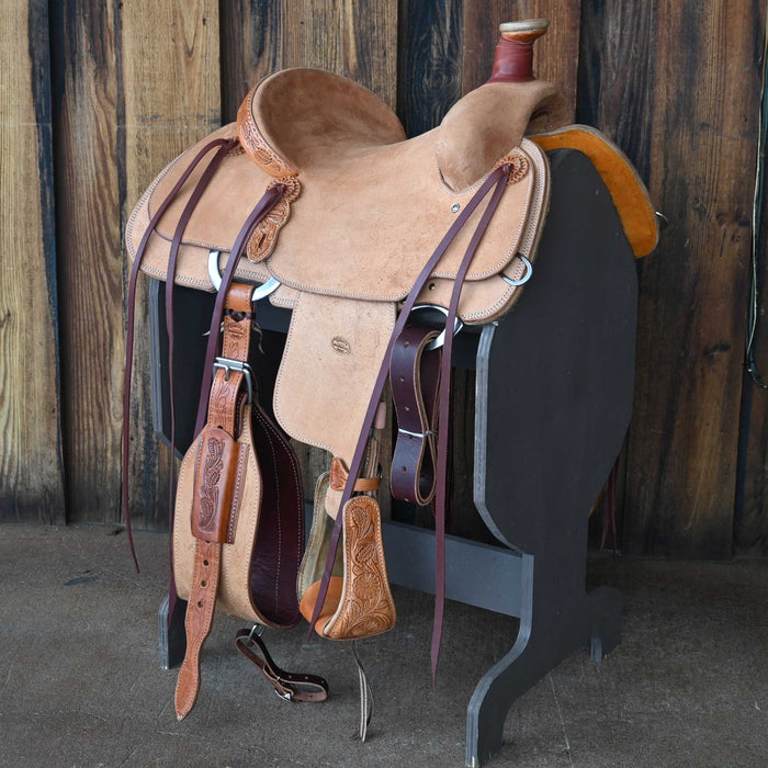 13.5" TESKEY'S TEAM ROPING SADDLE