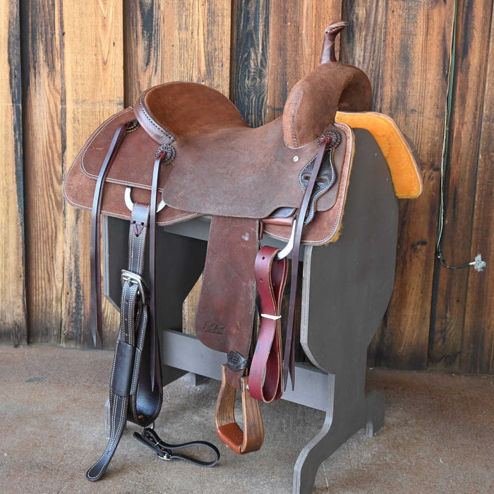 16.5" JEFF SMITH BUSTER WELCH CUTTING SADDLE Saddles - New Jeff Smith