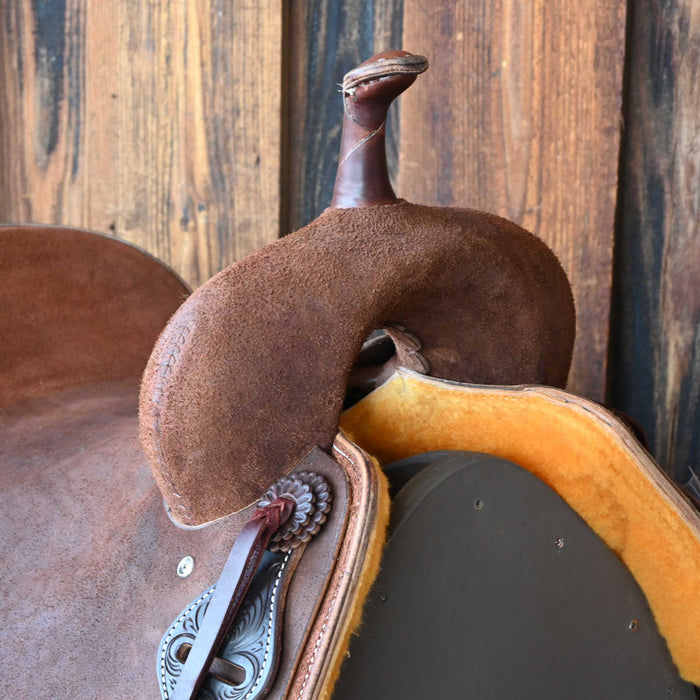 16.5" JEFF SMITH BUSTER WELCH CUTTING SADDLE Saddles - New Jeff Smith