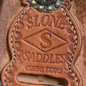 15.5" USED SLONE ROPING SADDLE