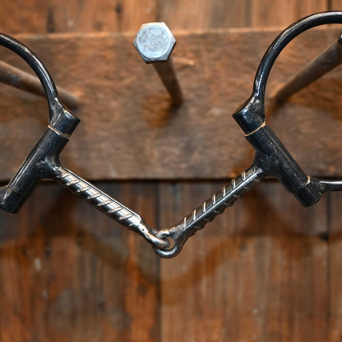 Pat Stevens D-Ring Rebar Snaffle Bit 1629 Tack - Bits Pat Stevens