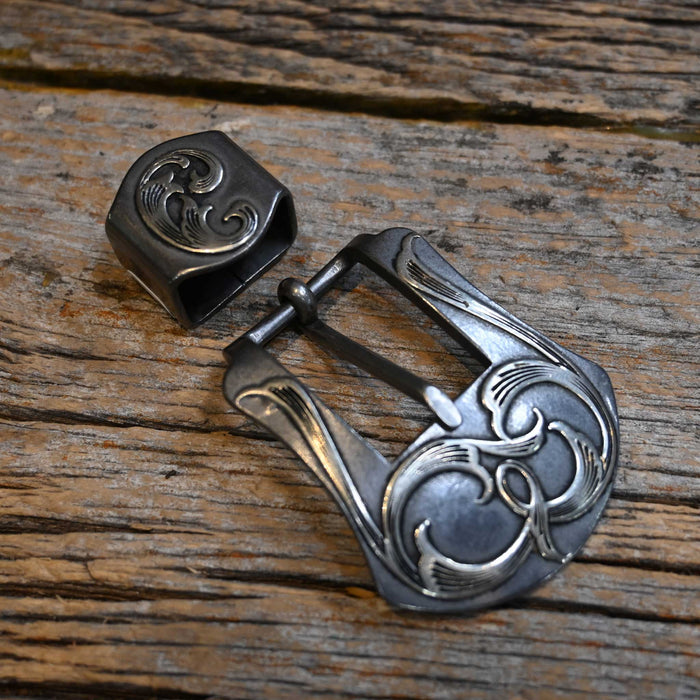 B. Anthony 3/4" 2pc. Silver Mounted Buckle 271