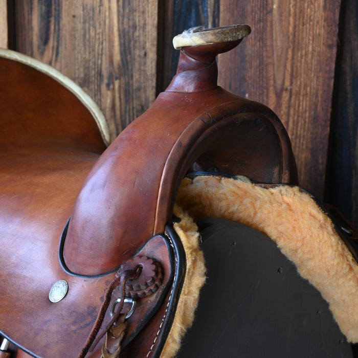 17.5" USED CIRCLE T RANCH SADDLE