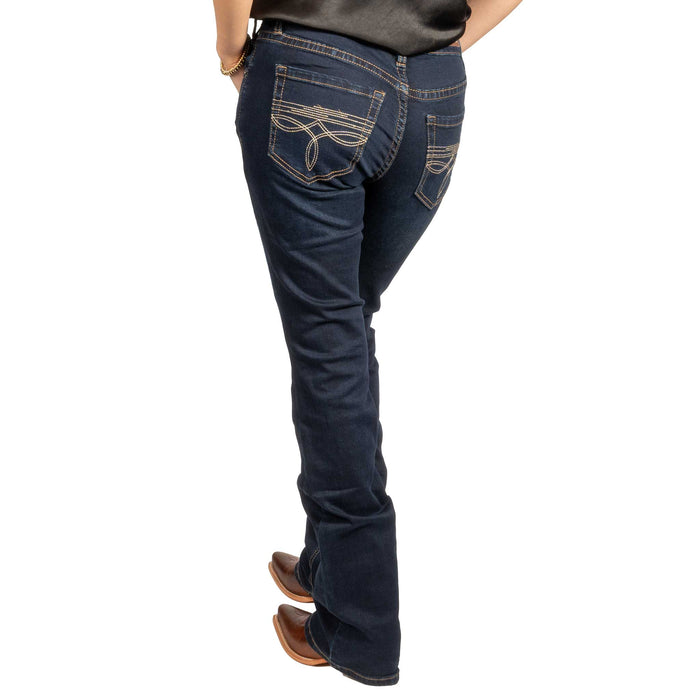 Rock & Roll Denim Women's Boot Stitch Riding Jean