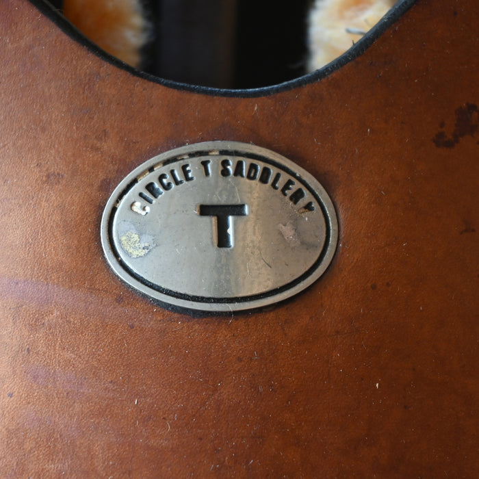 17.5" USED CIRCLE T RANCH SADDLE