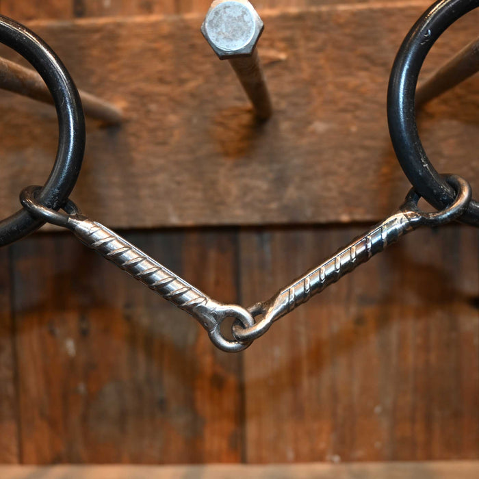 Pat Stevens O-Ring Rebar Snaffle Bit 1632 Tack - Bits Pat Stevens