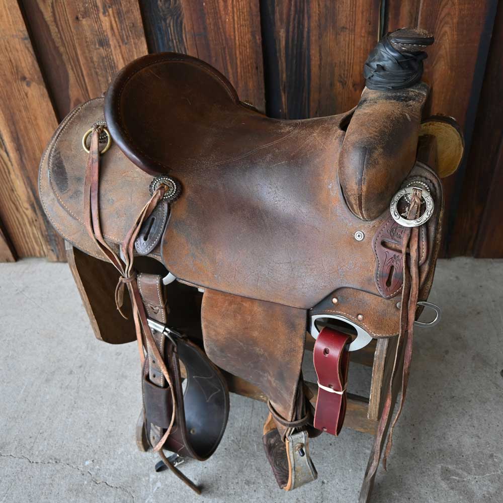 15.5" USED CACTUS RANCH SADDLE Saddles CACTUS SADDLERY   