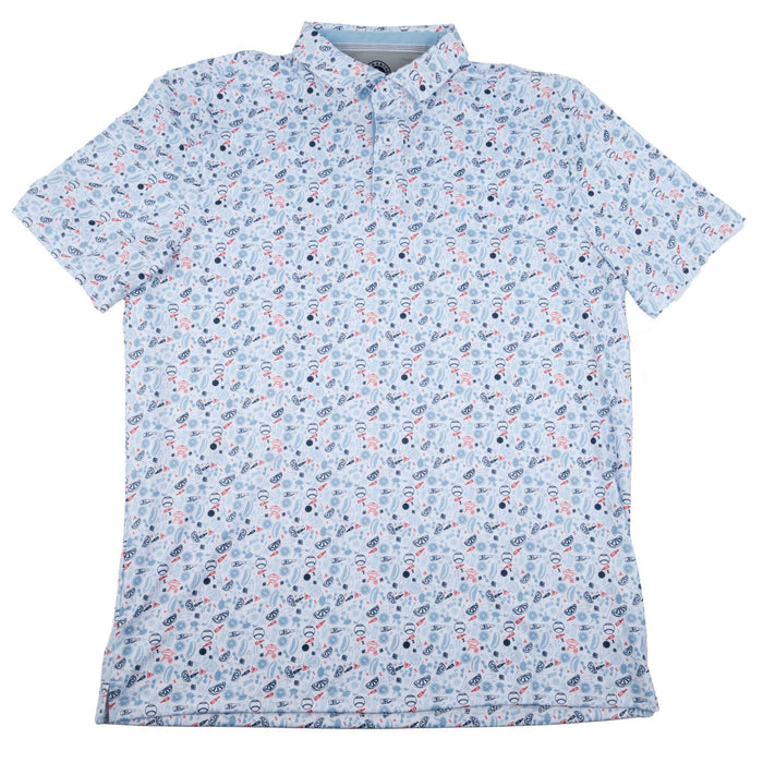 Flag & Anthem Men's Chester Americana Summer BBQ Print Polo Shirt MEN - Clothing - Shirts - Short Sleeve Flag And Anthem