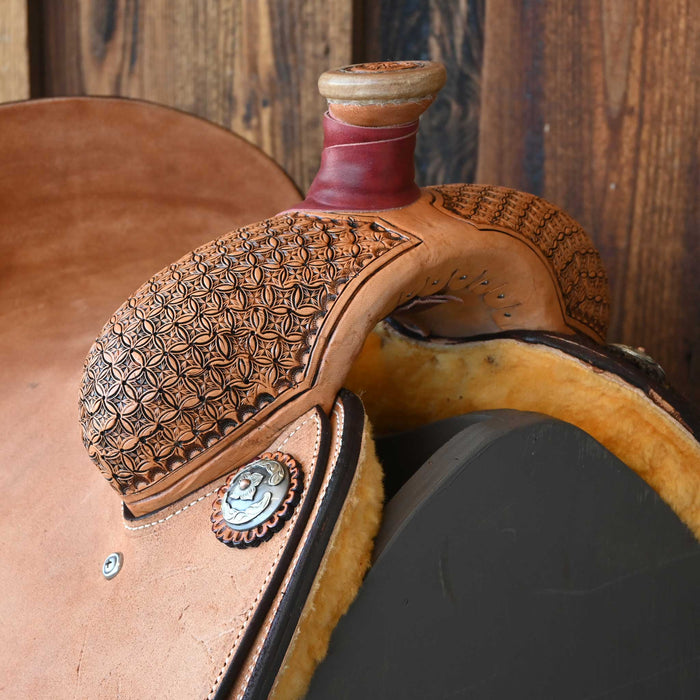 12.5" TESKEY'S CALF ROPING SADDLE Saddles - New Teskey's Saddlery