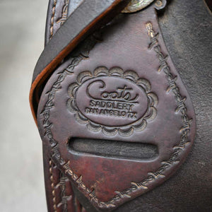 17" USED COATS CUTTING SADDLE Saddles Coats Saddlery   
