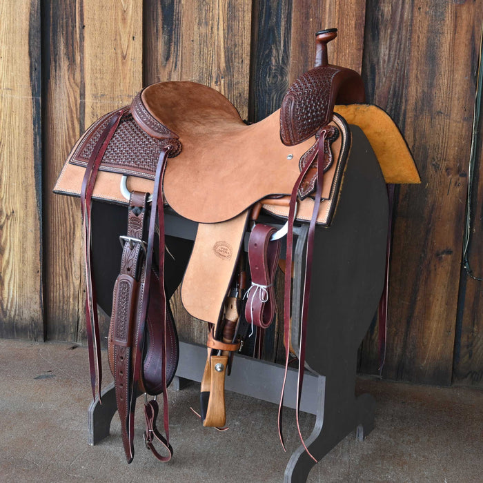 15.5" TESKEY'S PRO CUTTER RANCH CUTTER SADDLE