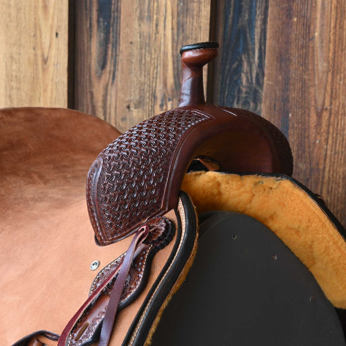 15.5" TESKEY'S PRO CUTTER RANCH CUTTER SADDLE