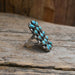 Vintage Size 8.5 Turquoise Cluster Ring WOMEN - Accessories - Jewelry - Rings Misc