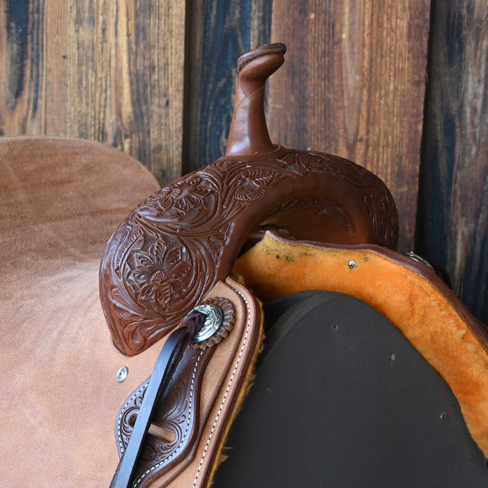 15.5" JEFF SMITH BUSTER WELCH CUTTING SADDLE