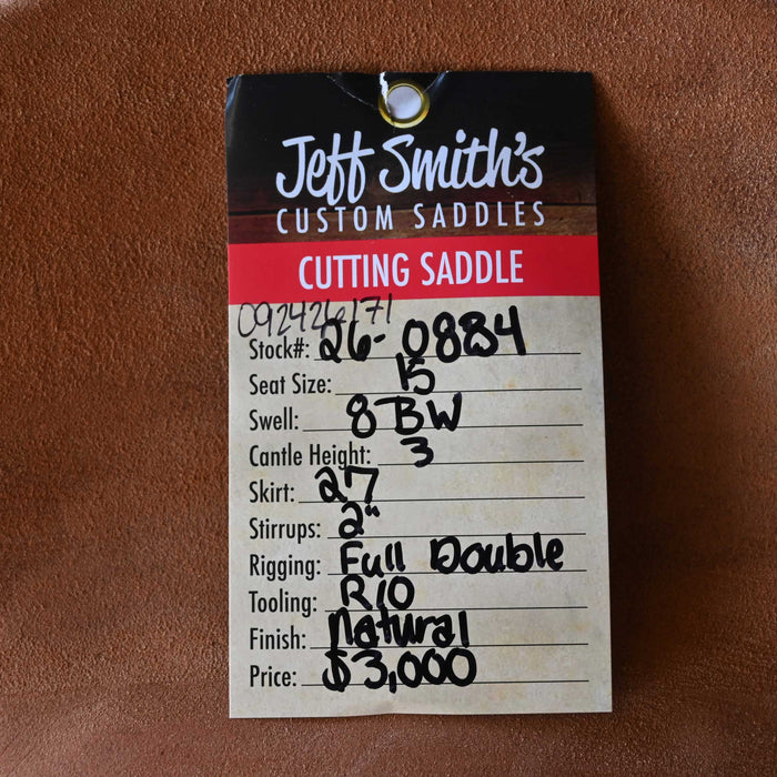 15" JEFF SMITH BUSTER WELCH CUTTING SADDLE