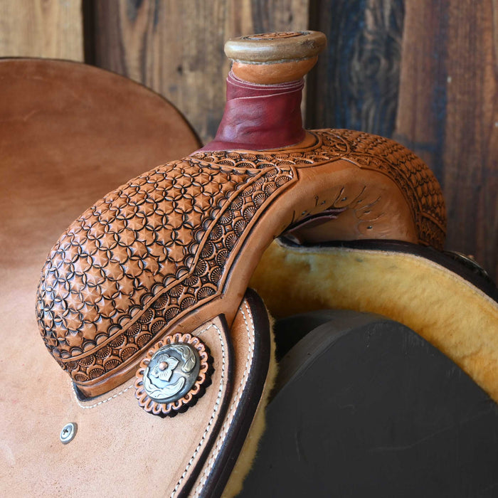 13" TESKEY'S CALF ROPING SADDLE Saddles - New Teskey's Saddlery