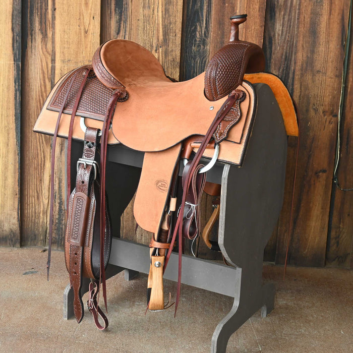 15.5" TESKEY'S PRO CUTTER RANCH CUTTER SADDLE