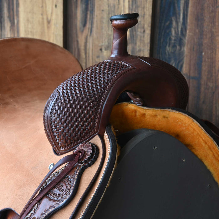 15.5" TESKEY'S PRO CUTTER RANCH CUTTER SADDLE