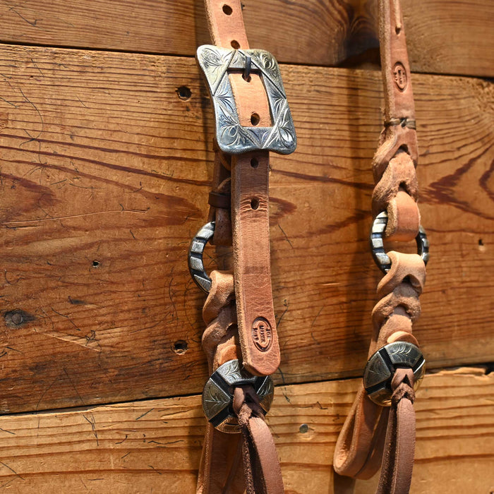 Joe Hipp Split Ear Headstall w/Teskey's Hardware