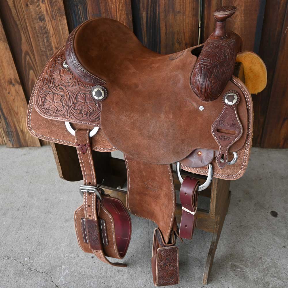 15.5" DEMO JEFF SMITH ROPING SADDLE Saddles Jeff Smith   