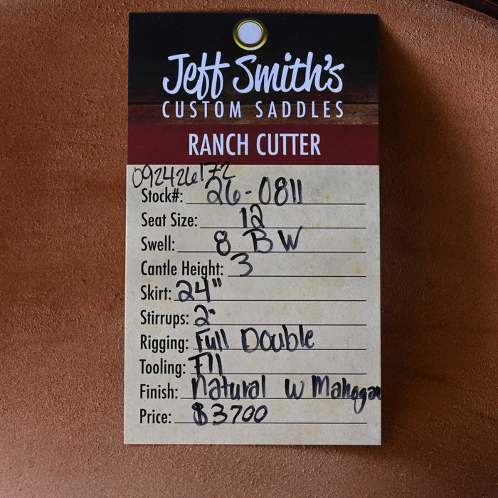 12" JEFF SMITH BUSTER WELCH RANCH CUTTER SADDLE
