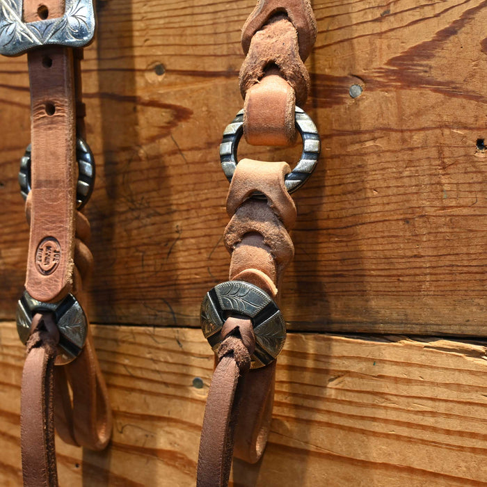 Joe Hipp Split Ear Headstall w/Teskey's Hardware