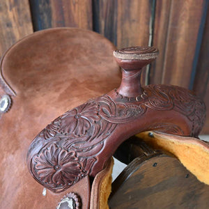 DEMO 15.5" JEFF SMITH ROPING SADDLE Saddles Jeff Smith   