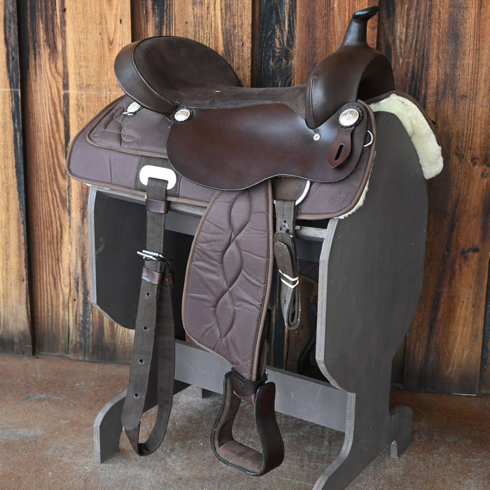 17.5" USED TOUGH 1 KING SERIES TRAIL SADDLE