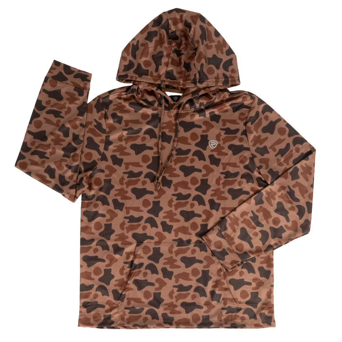 Rock & Roll Denim Men's Camo Performance Mesh Hoodie