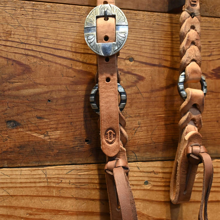 Joe Hipp Split Ear Headstall w/Teskey's Hardware