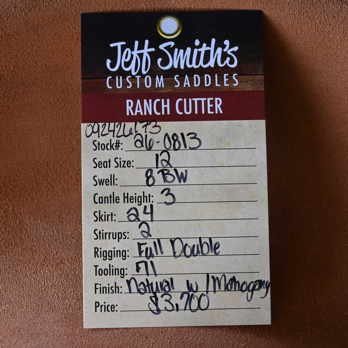 12" JEFF SMITH BUSTER WELCH RANCH CUTTER SADDLE