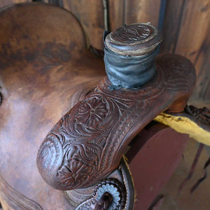 15.5" USED NRS ROPING SADDLE