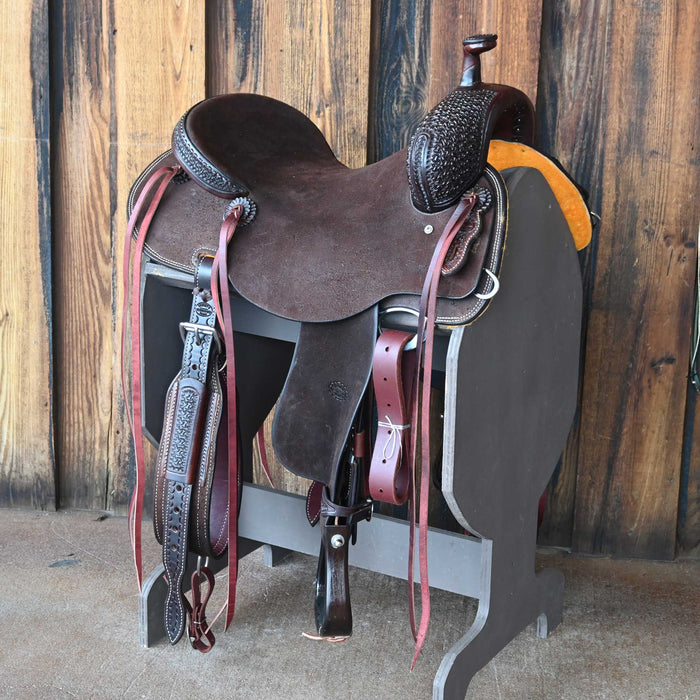16.5" TESKEY'S PRO CUTTER RANCH CUTTER SADDLE