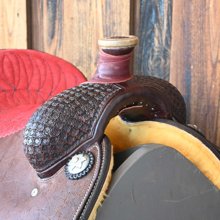 13" TESKEY'S CALF ROPING SADDLE Saddles - New Teskey's Saddlery
