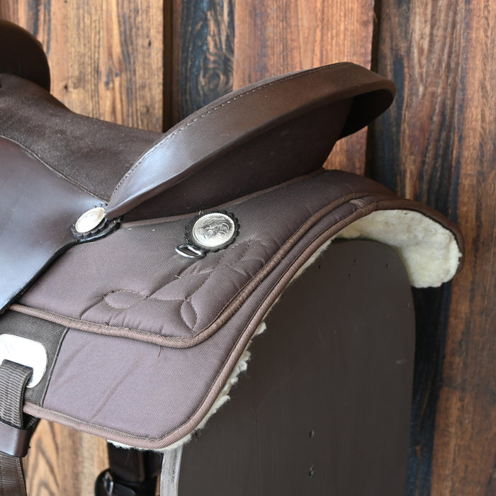 17.5" USED TOUGH 1 KING SERIES TRAIL SADDLE