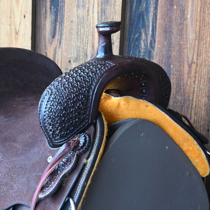 16.5" TESKEY'S PRO CUTTER RANCH CUTTER SADDLE