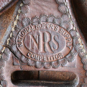 15.5" USED NRS ROPING SADDLE