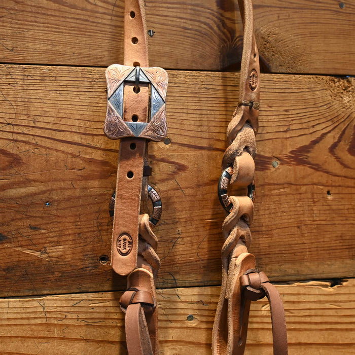 Joe Hipp Split Ear Headstall w/Teskey's Hardware