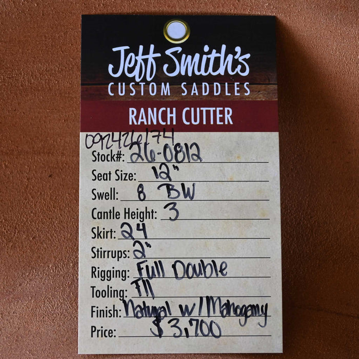 12" JEFF SMITH BUSTER WELCH RANCH CUTTER SADDLE