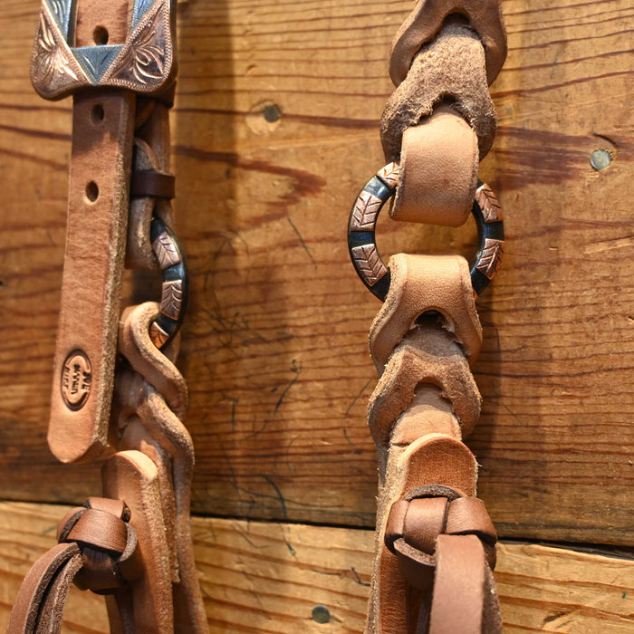 Joe Hipp Split Ear Headstall w/Teskey's Hardware